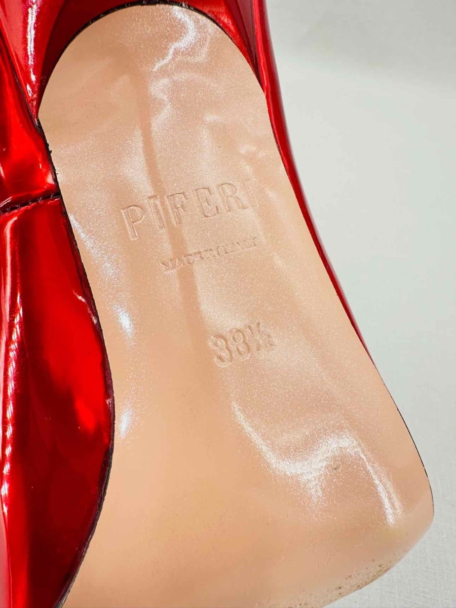 Pre - loved PIFERI Mary Jane Red Size EU 38.5 Pumps at Reems Closet