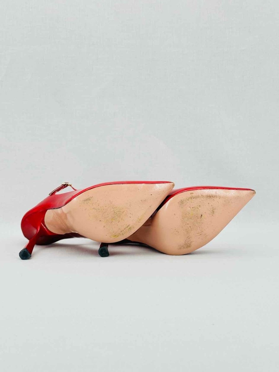 Pre - loved PIFERI Mary Jane Red Size EU 38.5 Pumps at Reems Closet