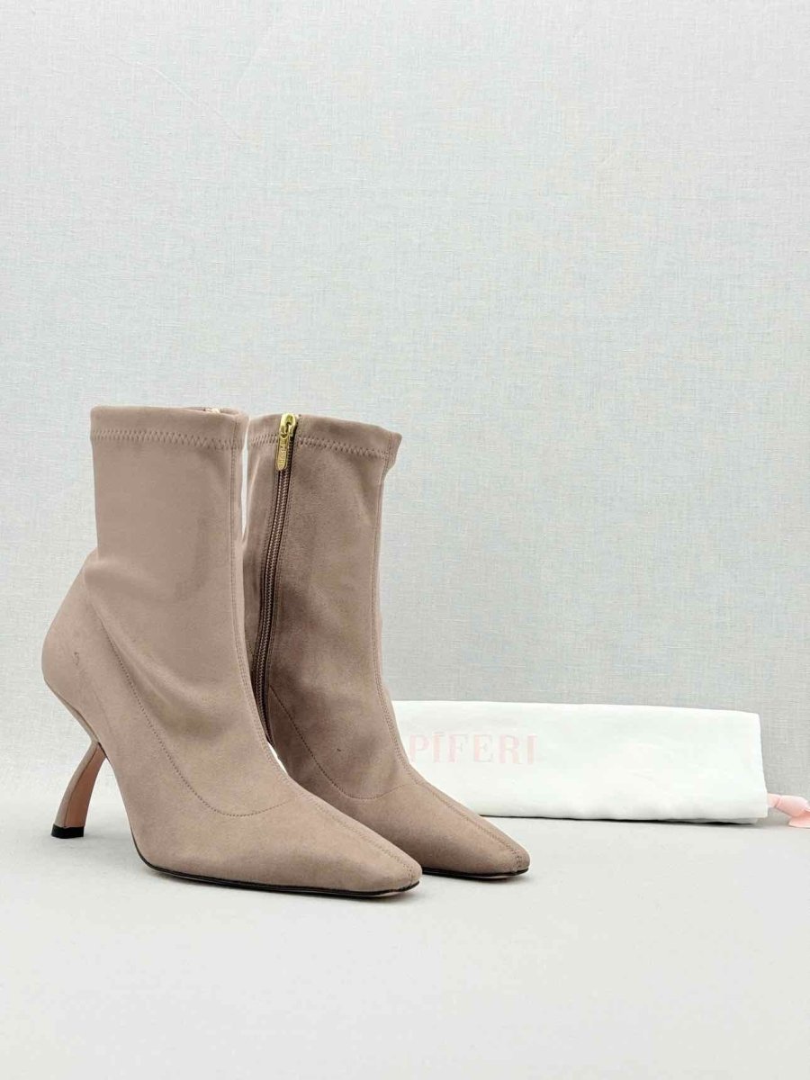 Pre - loved PIFERI Merlin Mocha Size EU 38 Ankle Boots at Reems Closet