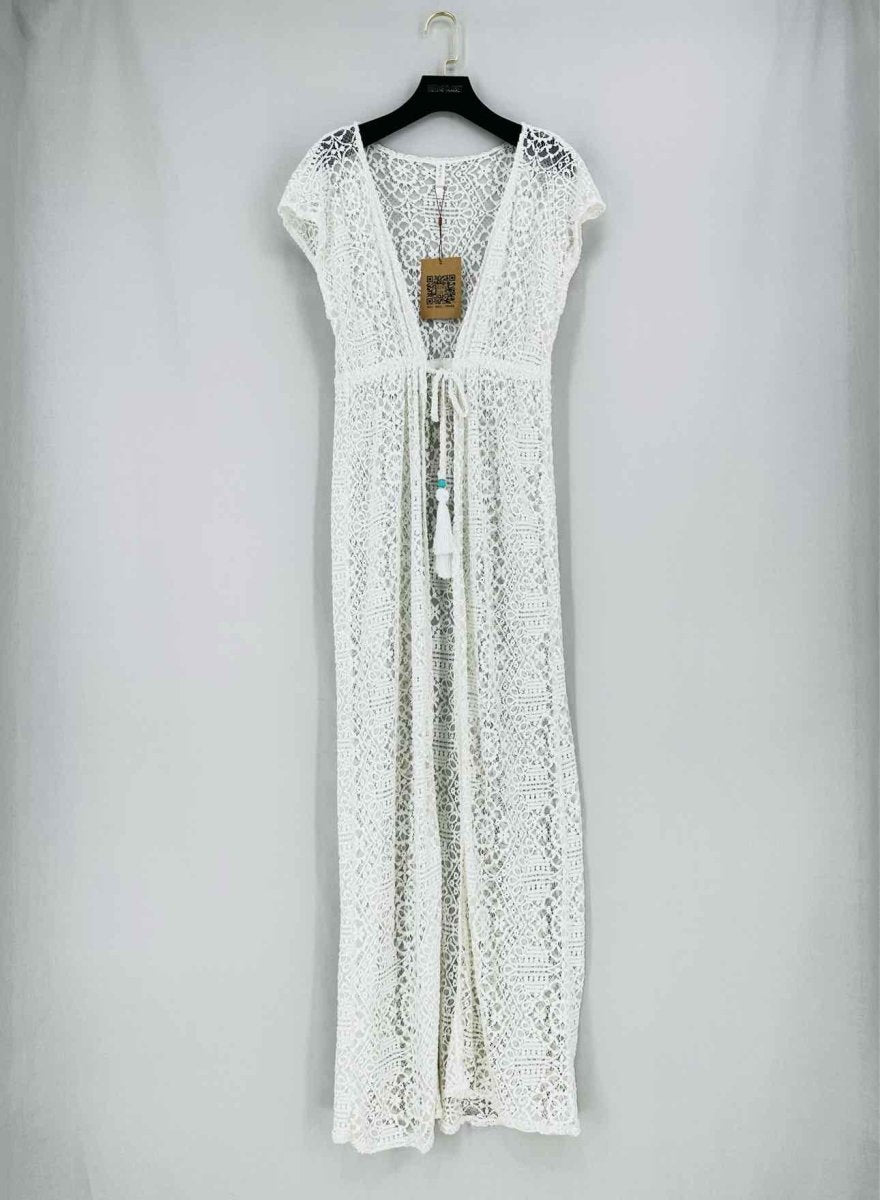 Pre - loved PILYQ White Lace Coverup at Reems Closet