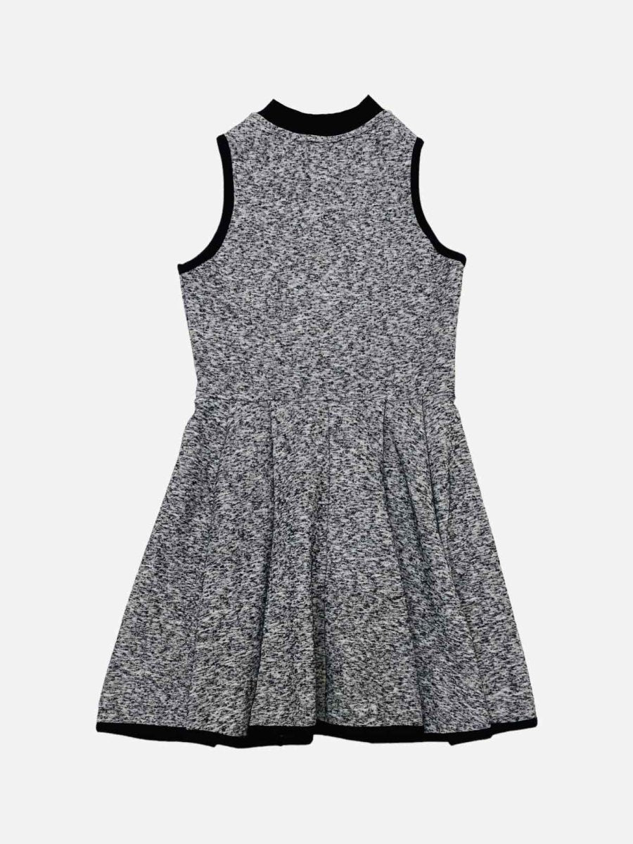 Pre - loved PINKO Sleeveless Black & Grey Mini Dress at Reems Closet