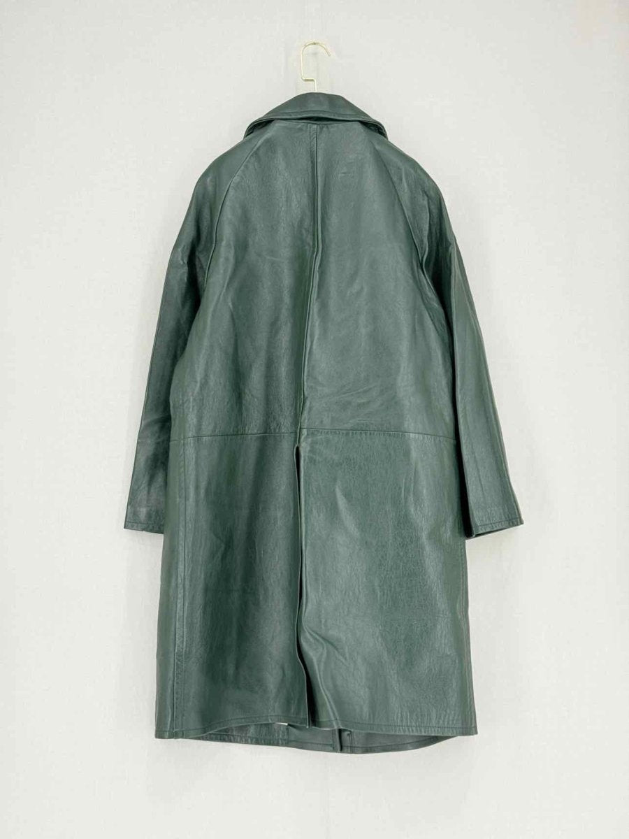 Pre - loved PLAN C Dark Green Size US 4 Coat at Reems Closet