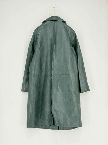 Pre - loved PLAN C Dark Green Size US 4 Coat at Reems Closet