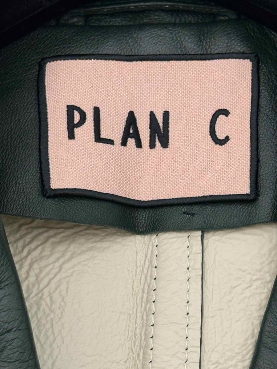 Pre - loved PLAN C Dark Green Size US 4 Coat at Reems Closet
