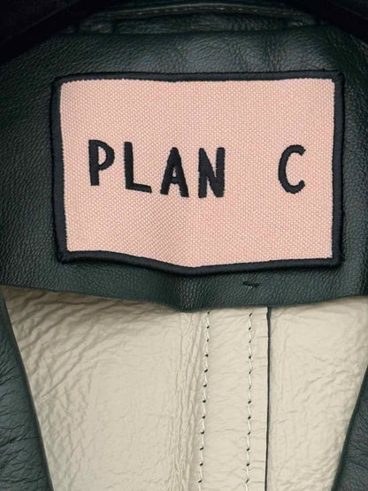 Pre - loved PLAN C Dark Green Size US 4 Coat at Reems Closet