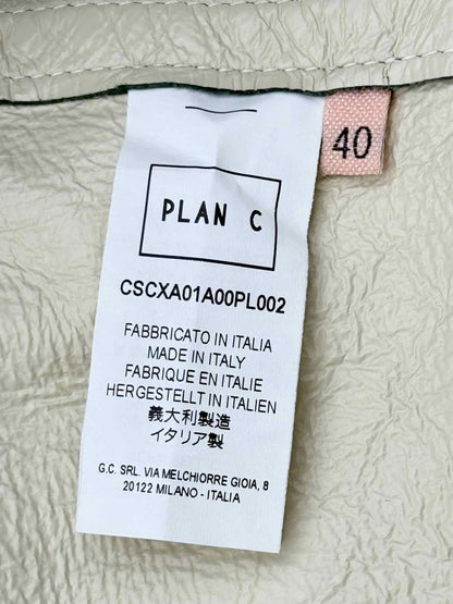 Pre - loved PLAN C Dark Green Size US 4 Coat at Reems Closet