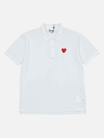 Pre - loved PLAY White Polo Shirt at Reems Closet