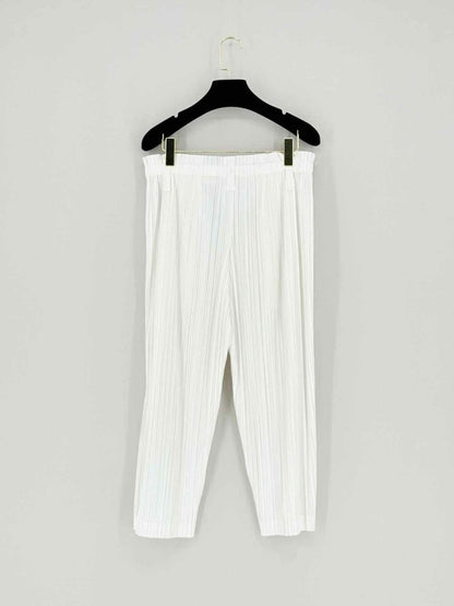 Pre - loved PLEATS PLEASE ISSEY MIYAKE Off - white Size US 4 Pants at Reems Closet