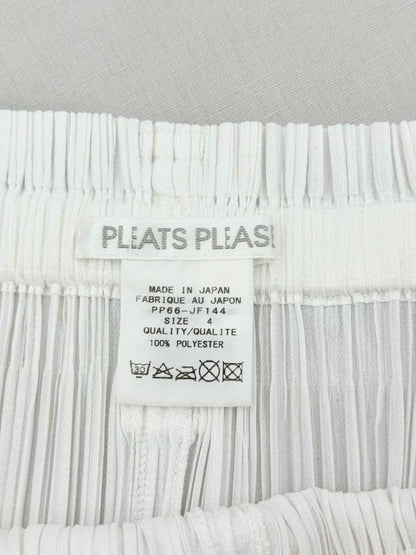 Pre - loved PLEATS PLEASE ISSEY MIYAKE Off - white Size US 4 Pants at Reems Closet