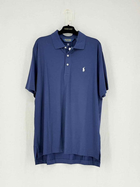 Pre - loved POLO GOLF Navy Blue Size Large Polo Shirt at Reems Closet