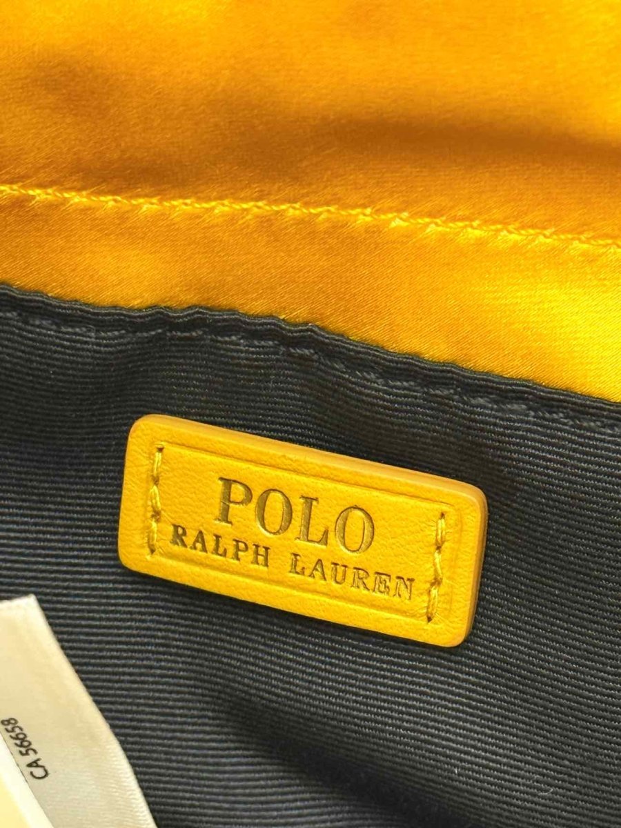 Pre-loved POLO RALPH LAUREN Big Pony Yellow Bucket Bag at Reems Closet