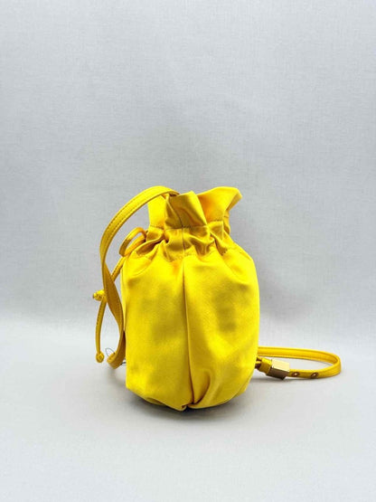 Pre-loved POLO RALPH LAUREN Big Pony Yellow Bucket Bag at Reems Closet