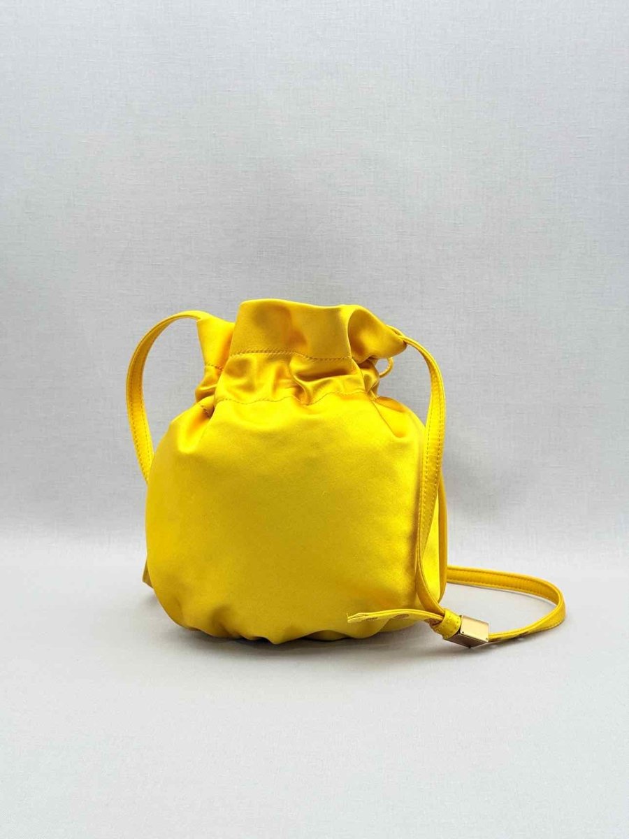 Pre-loved POLO RALPH LAUREN Big Pony Yellow Bucket Bag at Reems Closet