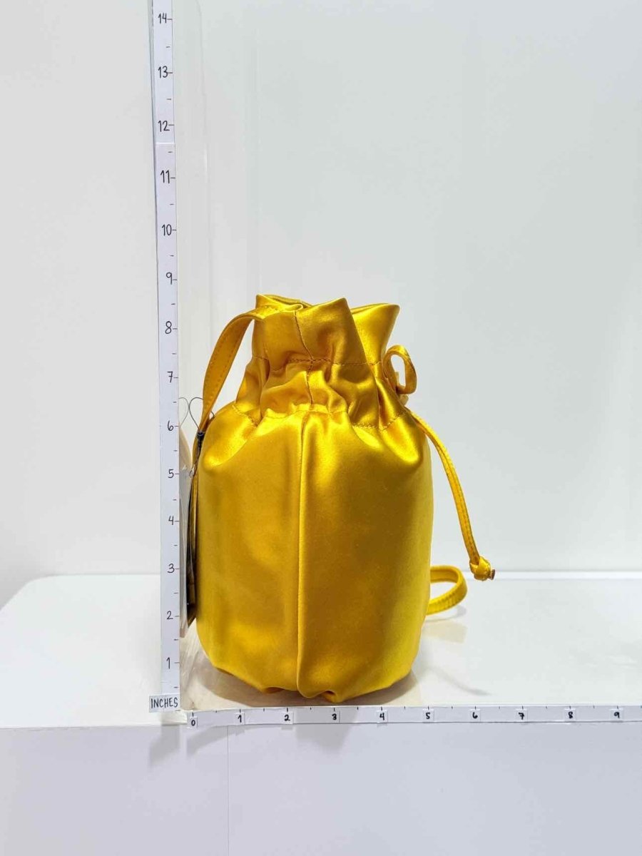 Pre-loved POLO RALPH LAUREN Big Pony Yellow Bucket Bag at Reems Closet