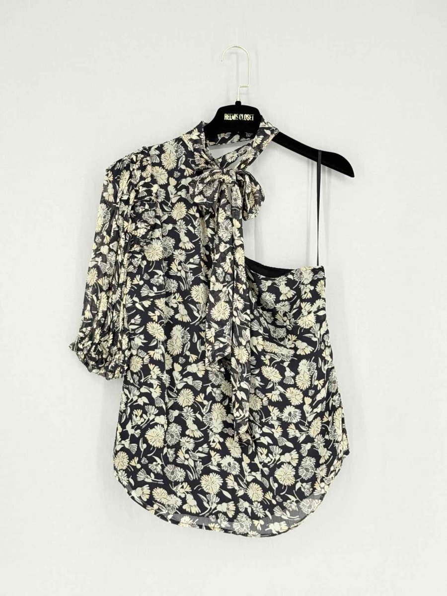 Pre - loved POLO RALPH LAUREN Black Multicolor Size US 6 Blouse at Reems Closet