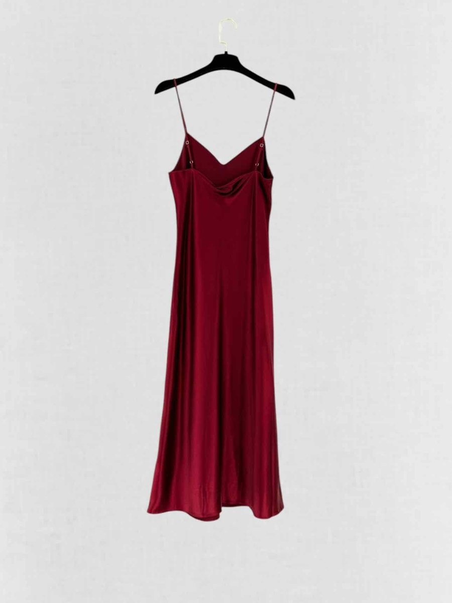 POLO RALPH LAUREN Burgundy Size US 4 Midi Dress POLO RALPH LAUREN Burgundy Size US 4 Midi Dress
