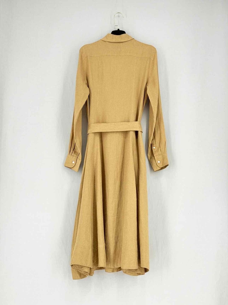 Pre - loved POLO RALPH LAUREN Camel Size US 4 Midi Dress at Reems Closet