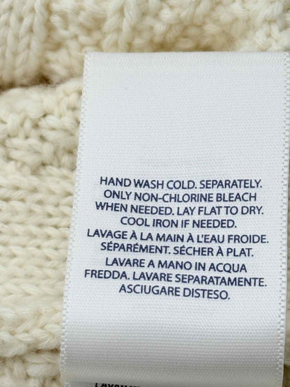 Pre - loved POLO RALPH LAUREN Cream Cable Knit Size Small Sweater at Reems Closet