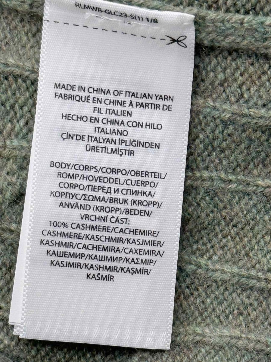 Pre - loved POLO RALPH LAUREN Olive Cable Knit Size XLarge Sweater at Reems Closet