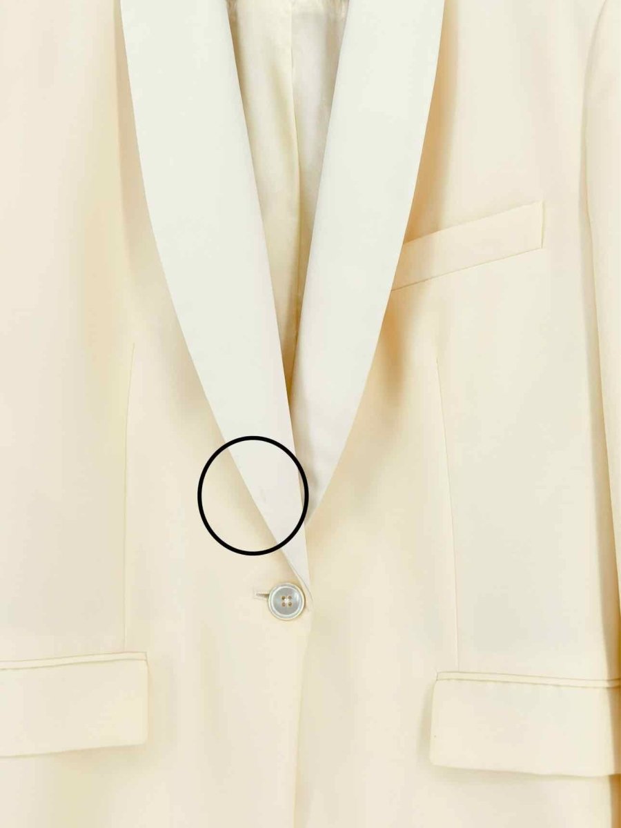 Pre-loved POLO RALPH LAUREN Tuxedo Cream Size US 6 Jacket at Reems Closet