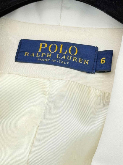Pre-loved POLO RALPH LAUREN Tuxedo Cream Size US 6 Jacket at Reems Closet