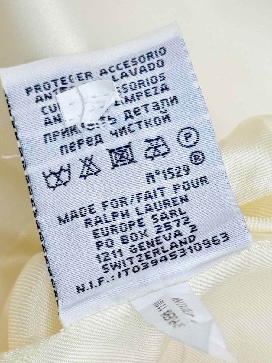 Pre-loved POLO RALPH LAUREN Tuxedo Cream Size US 6 Jacket at Reems Closet