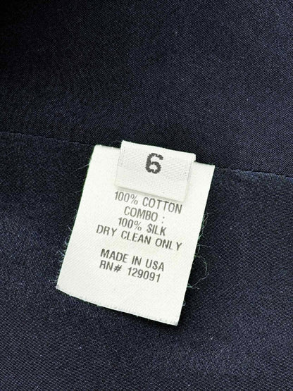 Pre - loved PRABAL GURUNG Blue & Red Size US 6 Knee Length Dress at Reems Closet