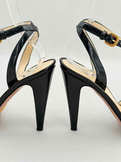 Pre - loved PRADA Black Size EU 38 Heeled Shoes at Reems Closet