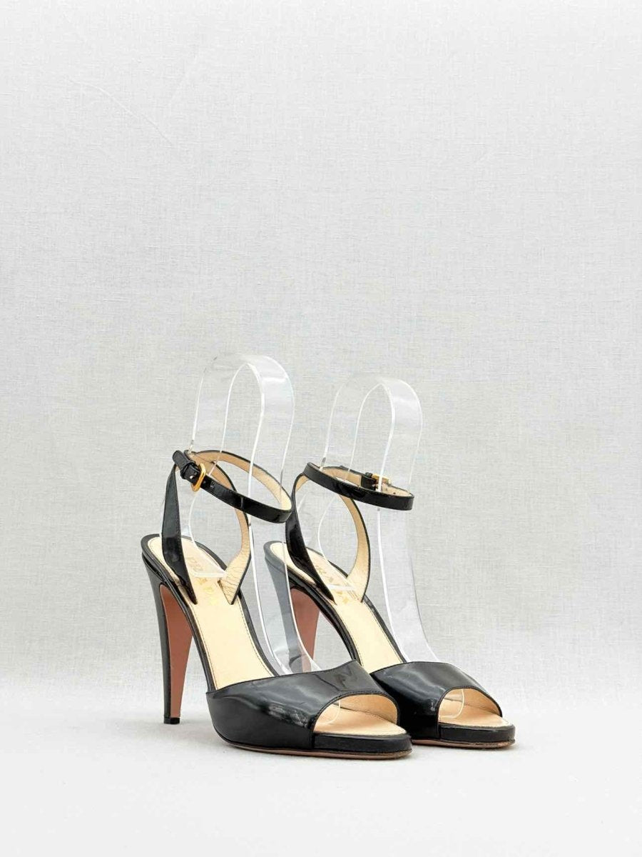 Pre - loved PRADA Black Size EU 38 Heeled Shoes at Reems Closet