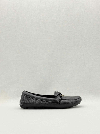 Pre-loved PRADA Black Size EU 38 Loafers at Reems Closet