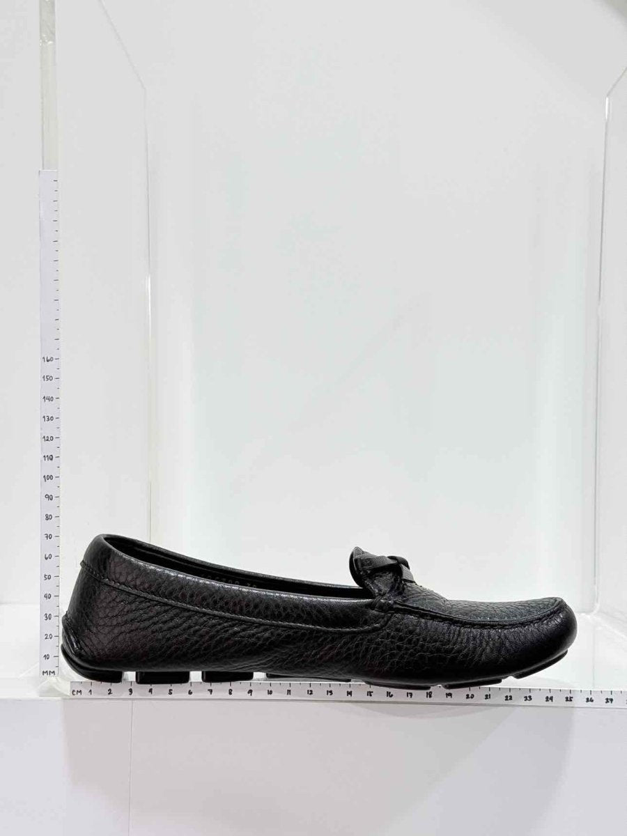 Pre-loved PRADA Black Size EU 38 Loafers at Reems Closet