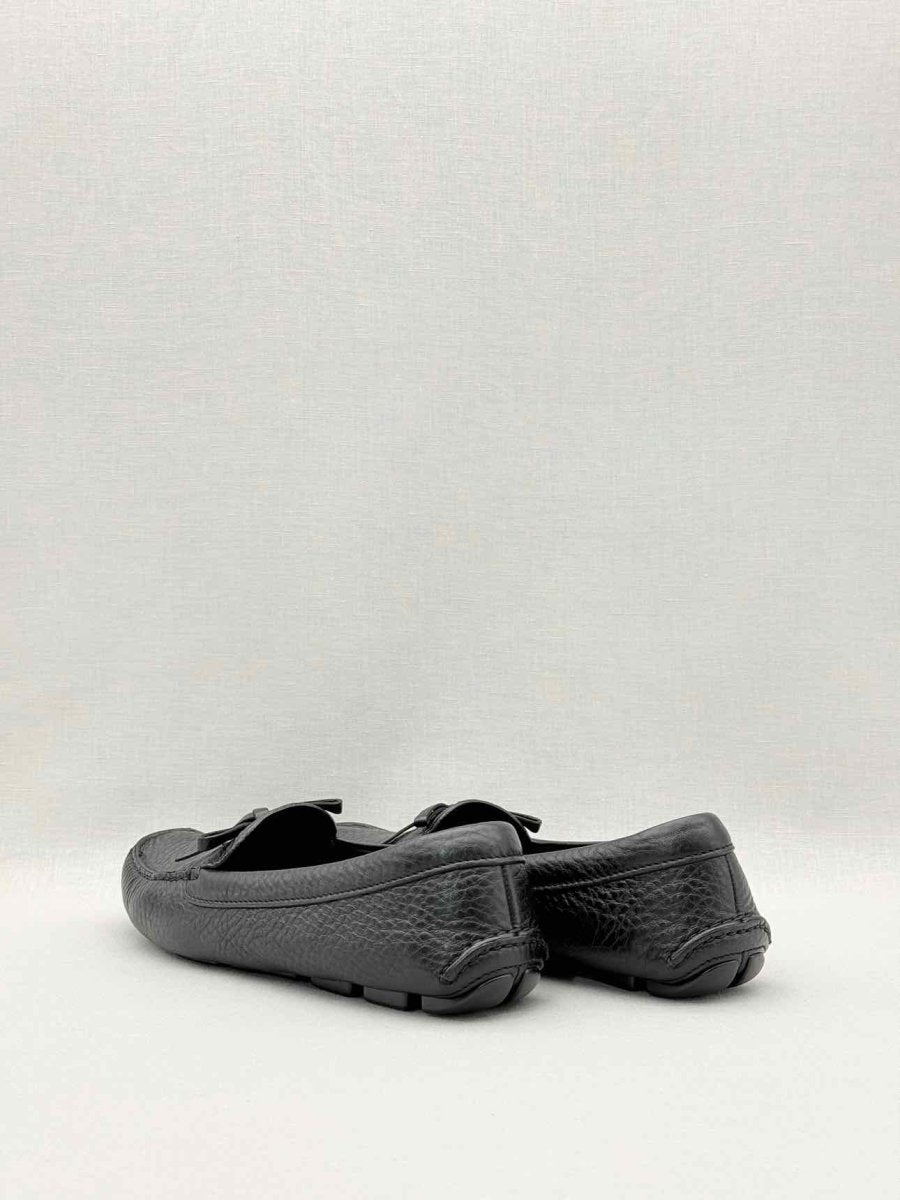 Pre-loved PRADA Black Size EU 38 Loafers at Reems Closet