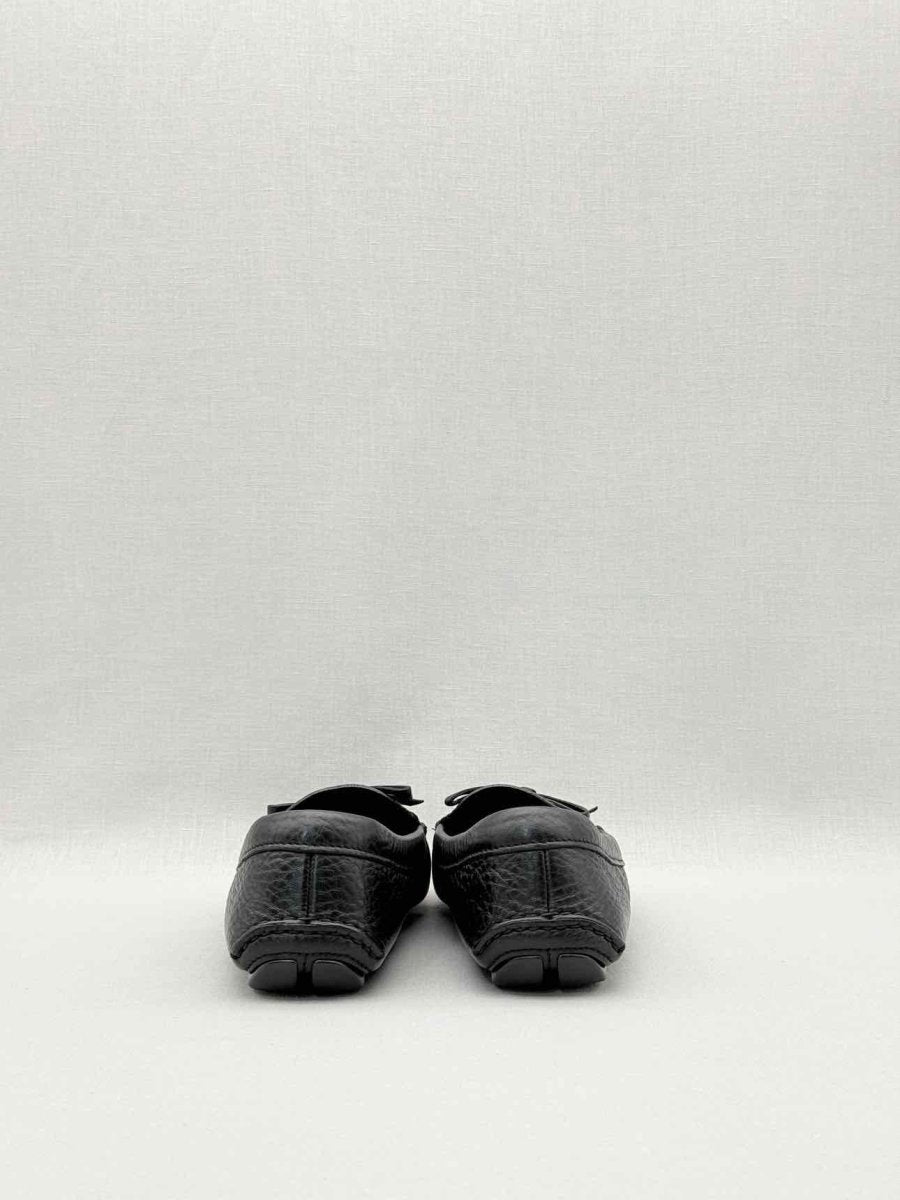 Pre-loved PRADA Black Size EU 38 Loafers at Reems Closet