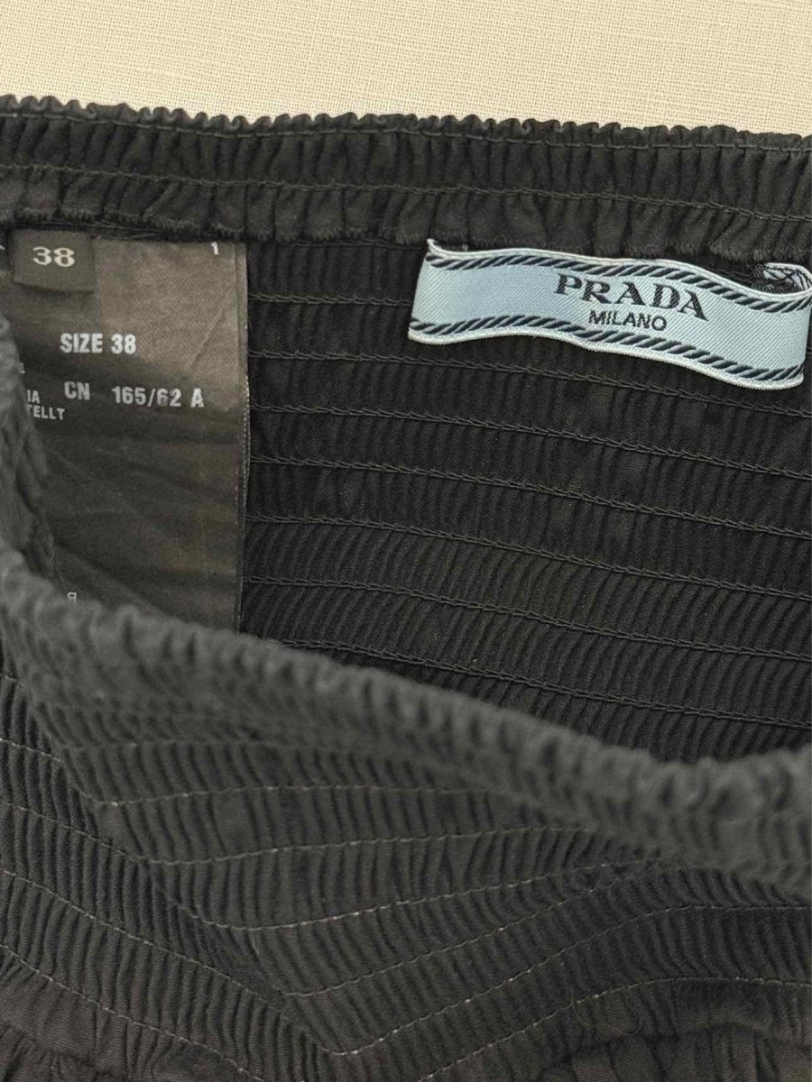 Pre - loved PRADA Black Size US 2 Knee Length Skirt at Reems Closet
