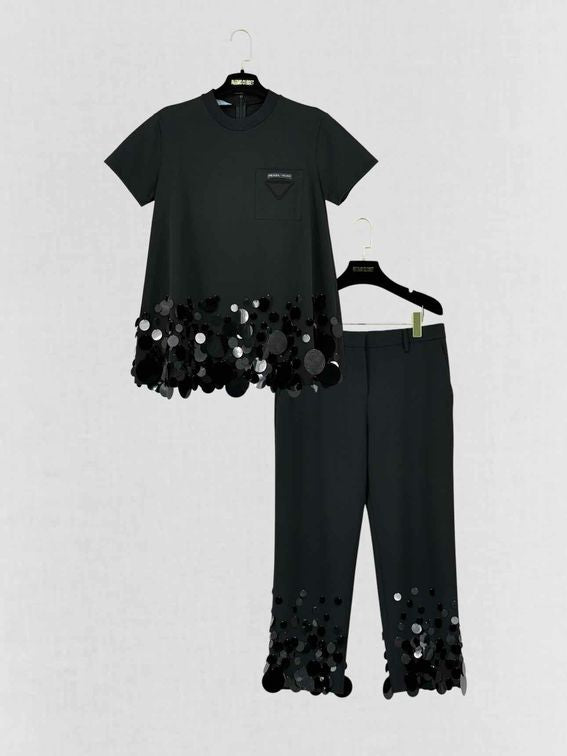 Pre - loved PRADA Black Size US 4 Outfit Set at Reems Closet