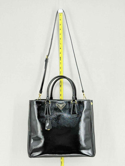 Pre - loved PRADA Black Top Handle at Reems Closet