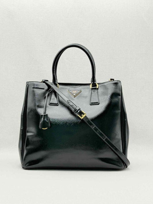 Pre - loved PRADA Black Top Handle at Reems Closet