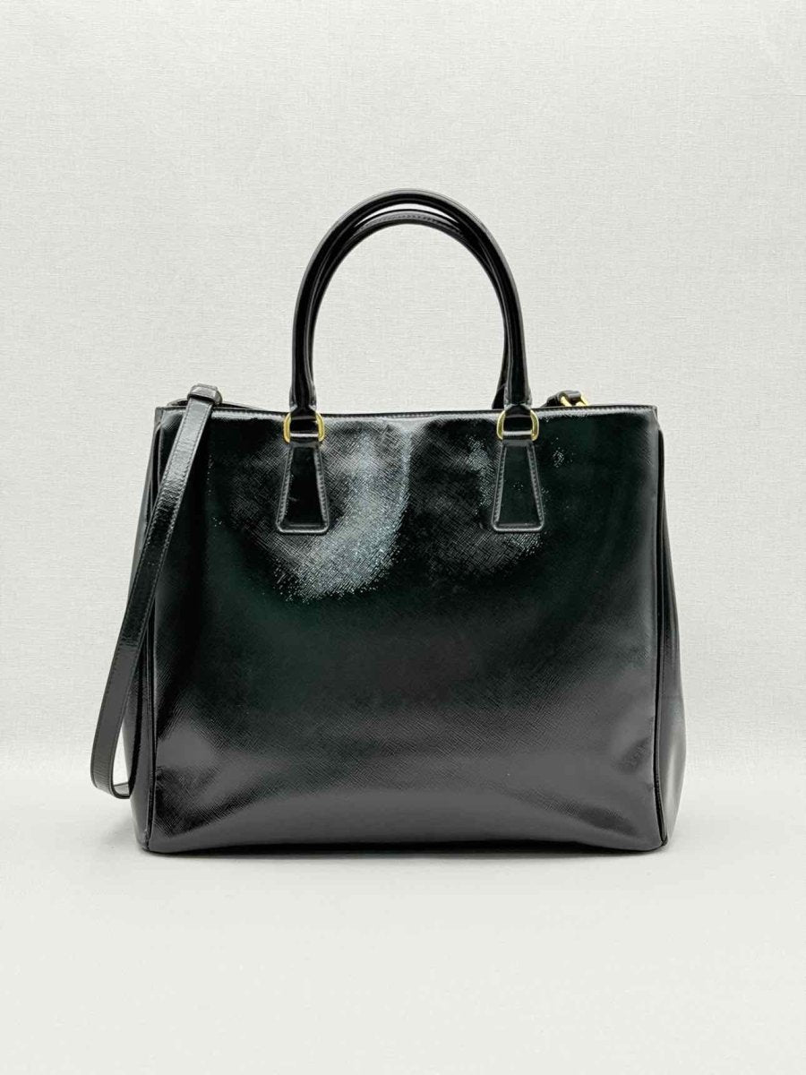 Pre - loved PRADA Black Top Handle at Reems Closet