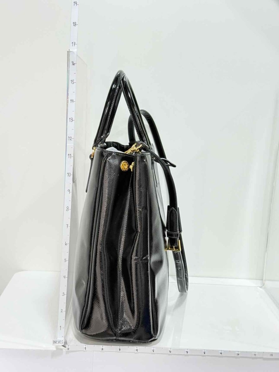 Pre - loved PRADA Black Top Handle at Reems Closet
