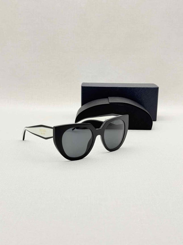 Pre - loved PRADA Black & White Sunglasses at Reems Closet