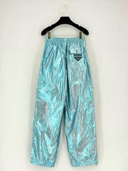 Pre - loved PRADA Blue & Black Size US 4 Pants at Reems Closet