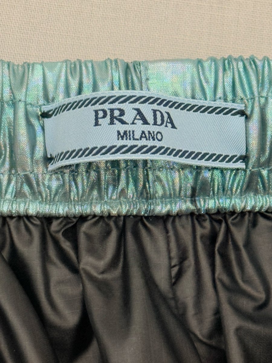 Pre - loved PRADA Blue & Black Size US 4 Pants at Reems Closet