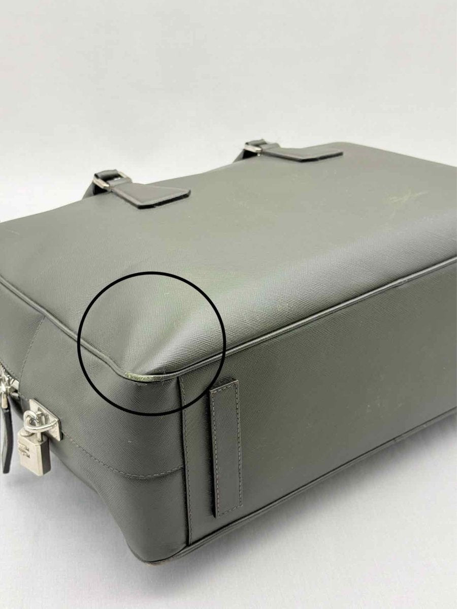 Pre - loved PRADA Briefcase at Reems Closet