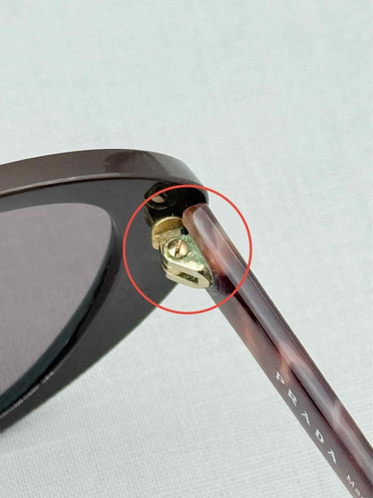 Pre - loved PRADA Brown Sunglasses at Reems Closet