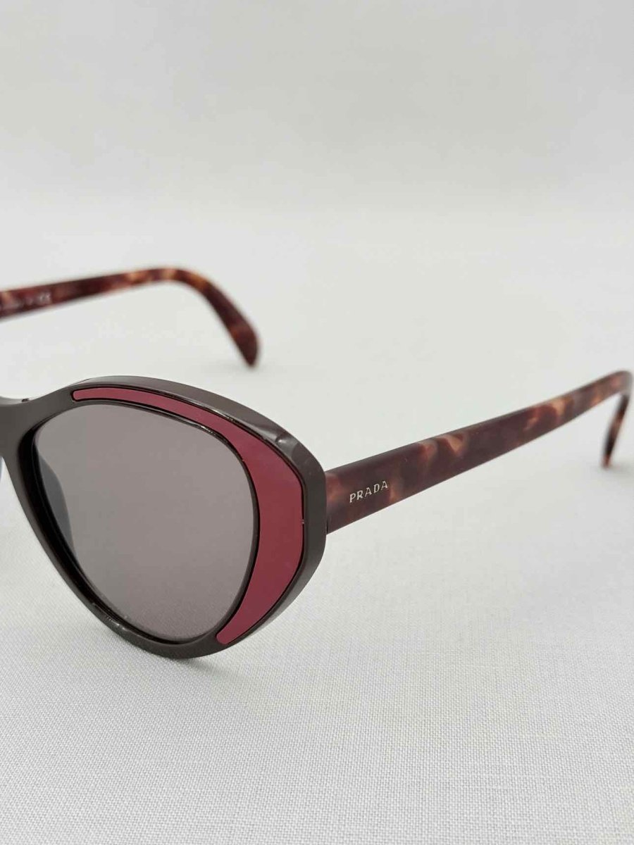 Pre - loved PRADA Brown Sunglasses at Reems Closet