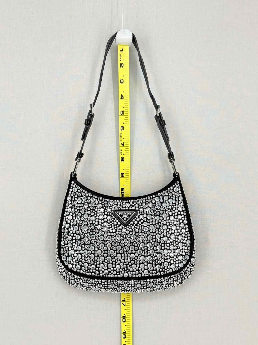 Pre-loved PRADA Cleo Black Shoulder Bag at Reems Closet