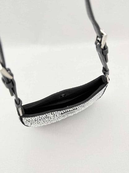 Pre-loved PRADA Cleo Black Shoulder Bag at Reems Closet