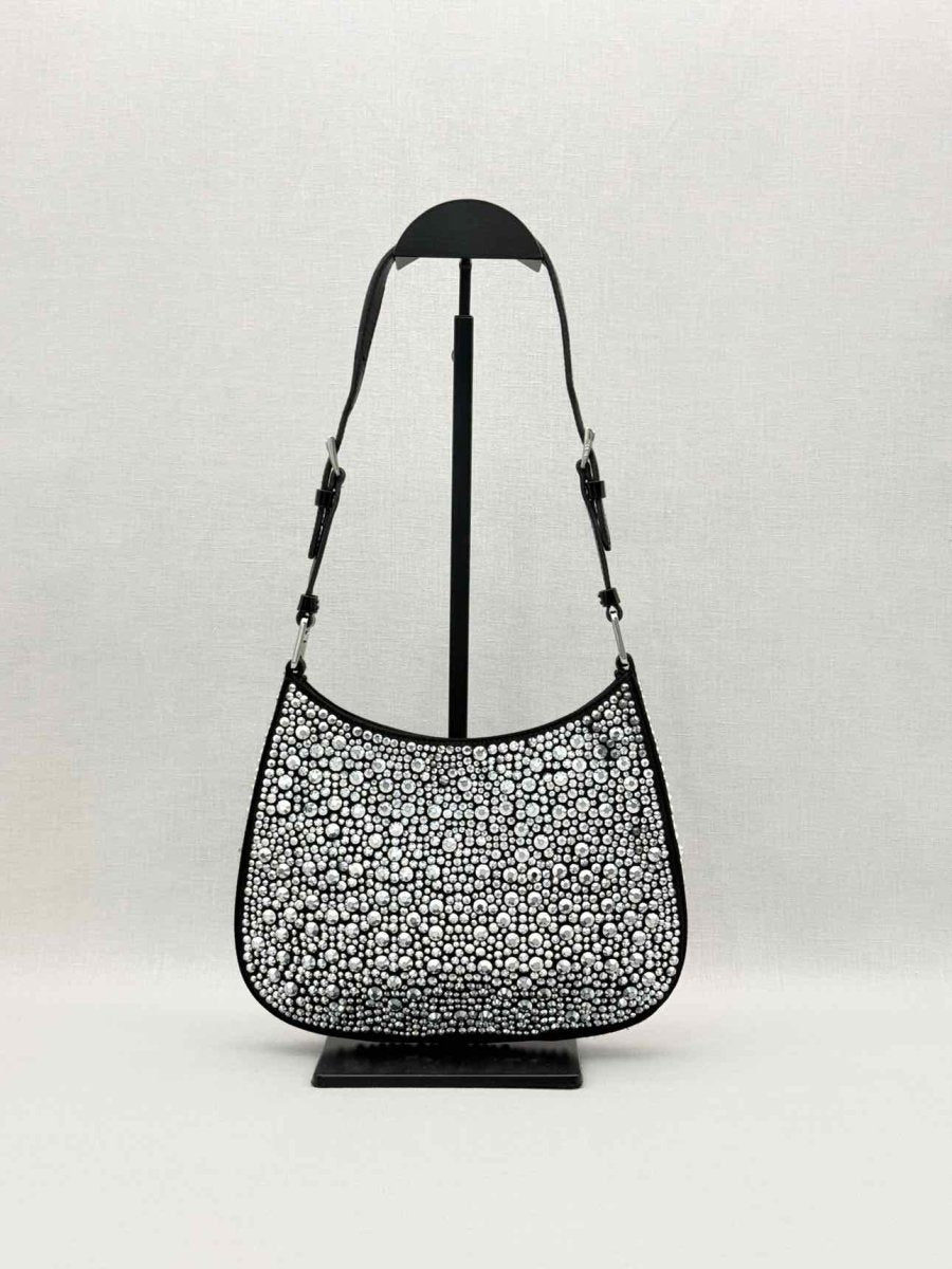 Pre-loved PRADA Cleo Black Shoulder Bag at Reems Closet