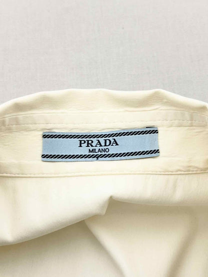 Pre - loved PRADA Cream Size US 4 Shirt at Reems Closet