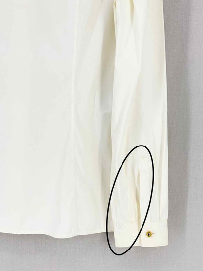 Pre - loved PRADA Cream Size US 4 Shirt at Reems Closet